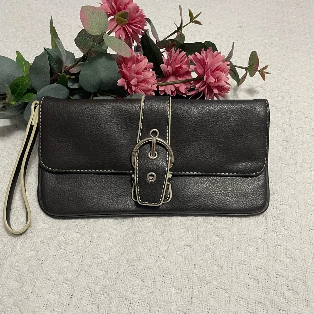 New‎ York & Company Dark Brown Clutch